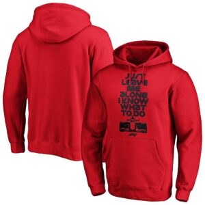 Formula 1 Just Leave Me Alone Graphic Hoodie - Red