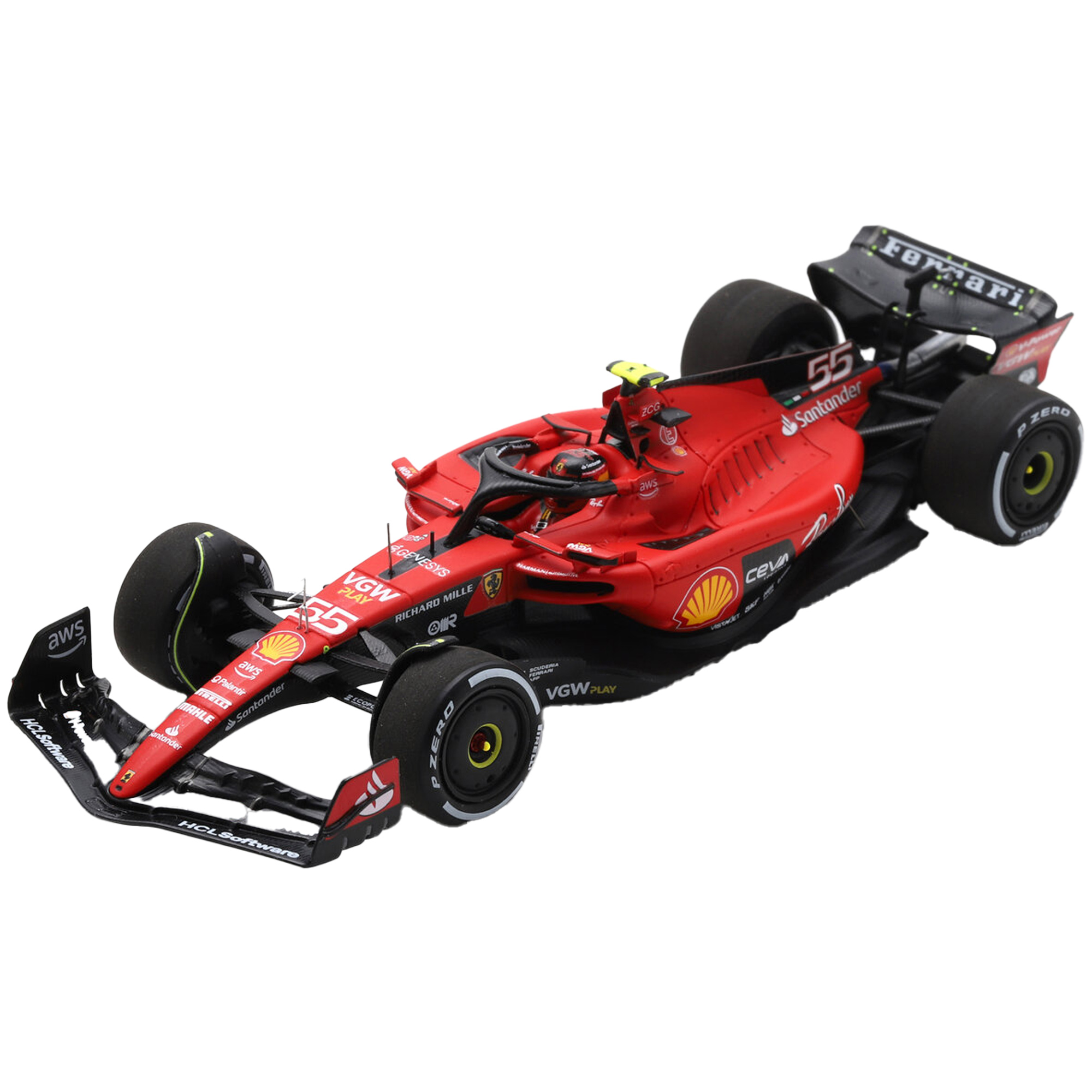 Scuderia Ferrari SF23 No.55 Bahrain GP 4th Place - Carlos Sainz 1:43 LookSmart Model