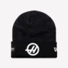 Haas F1 New Era Team Camo Cuff Beanie - Black