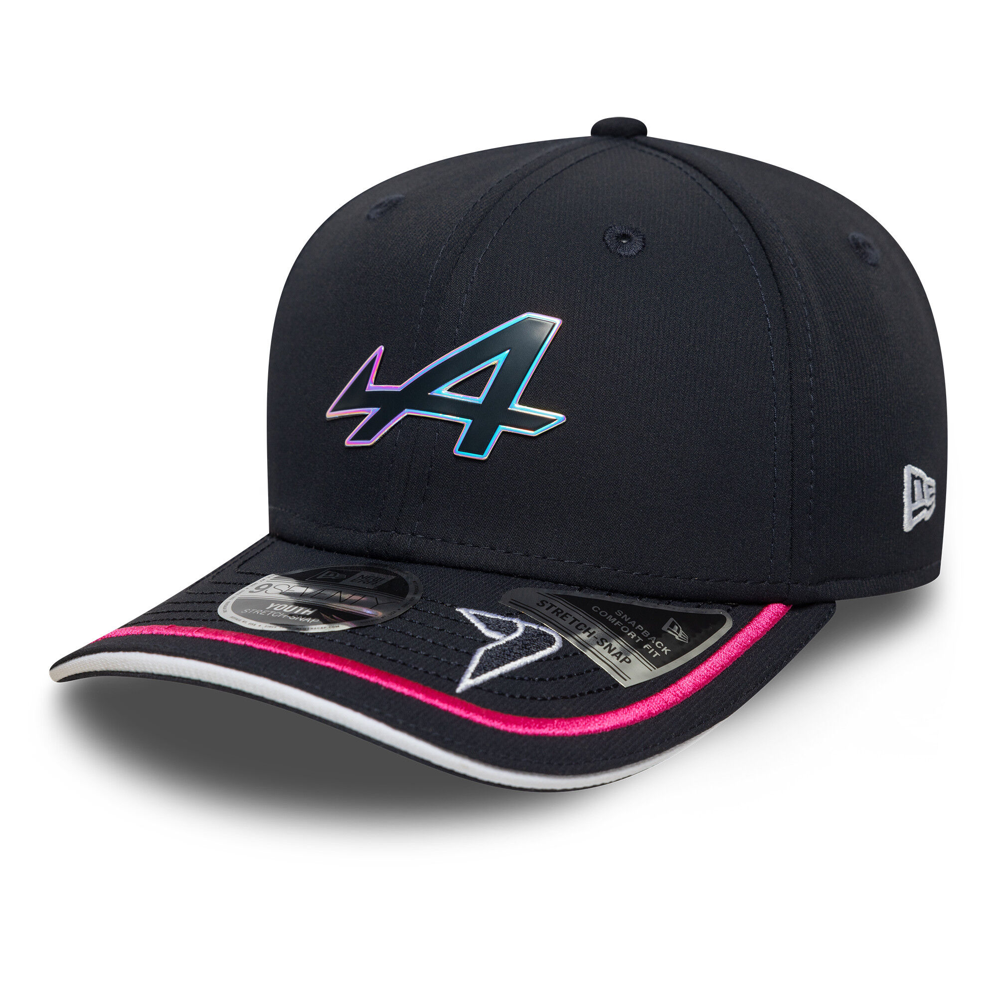 Alpine F1 New Era 9SEVENTY Stretch Snap Jack Doohan Cap - Navy - Kids