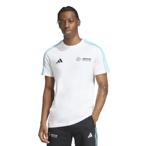 Mercedes AMG Petronas adidas F1 Small Logo T-Shirt - White