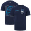 Williams Racing x Reflo Travel Helmet T-Shirt - Navy