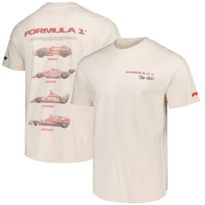 Formula 1 75 History Of Cars Graphic T-Shirt - Unisex
